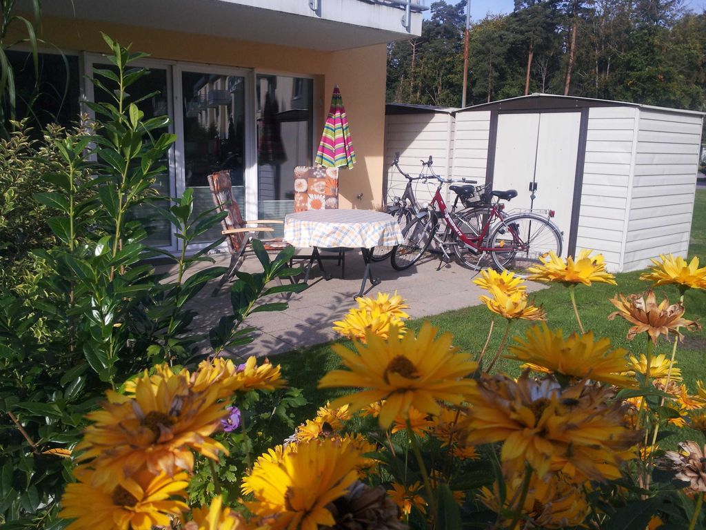 eine Terrasse zum verweilen lädt Sie gerne ein
