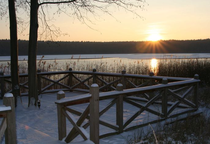 Ein Winterabend im Naturpark