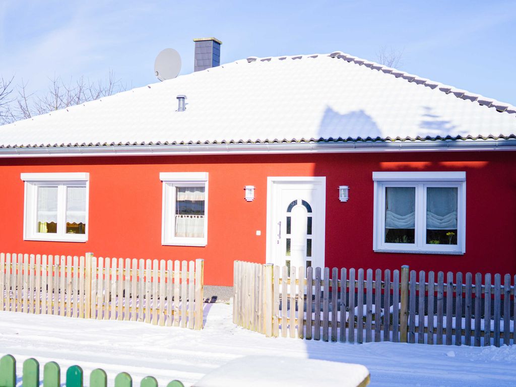 Ferienhaus im Winter