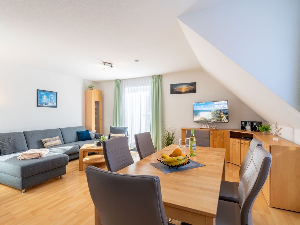 Feriendomizil Hus Guenter - Wohnung Neptun-  Wohnbereich