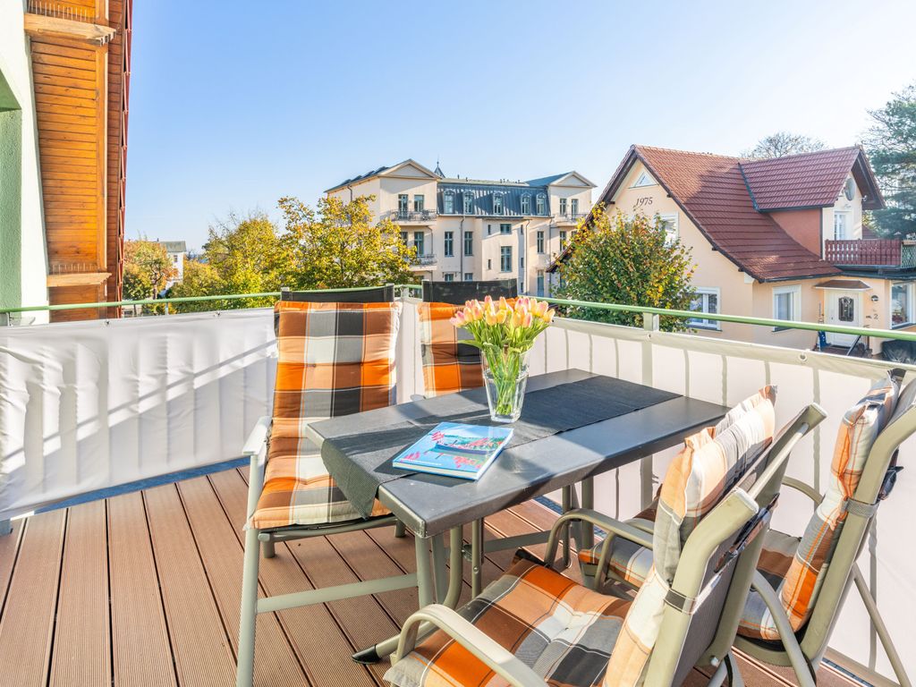 Feriendomizil Hus Guenter - Wohnung Neptun-  Balkon