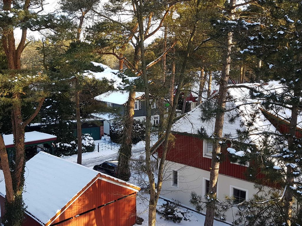Blick auf das Urlaubsdomizil