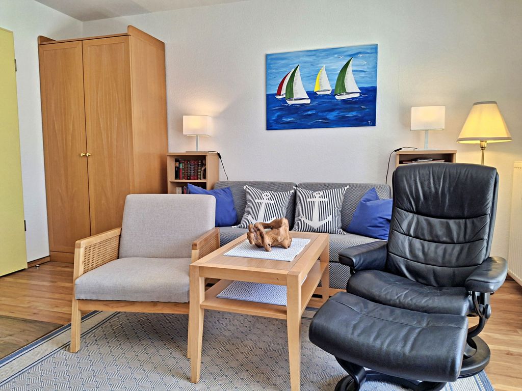 Ferienwohnung 1.2.11 Inselstrand - Wohnbereich