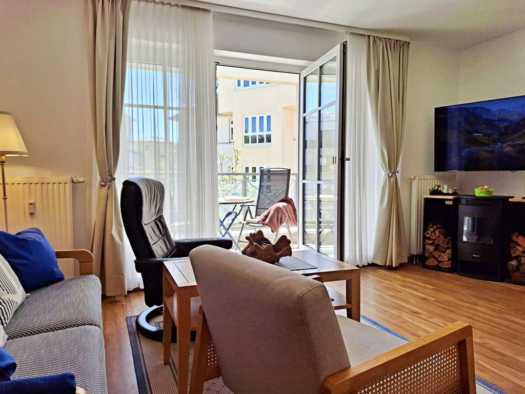 Ferienwohnung 1.2.11 Inselstrand - Wohnbereich