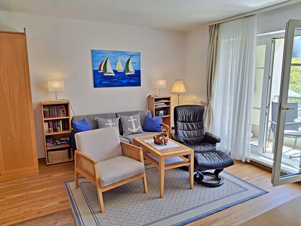 Ferienwohnung 1.2.11 Inselstrand - Wohnbereich