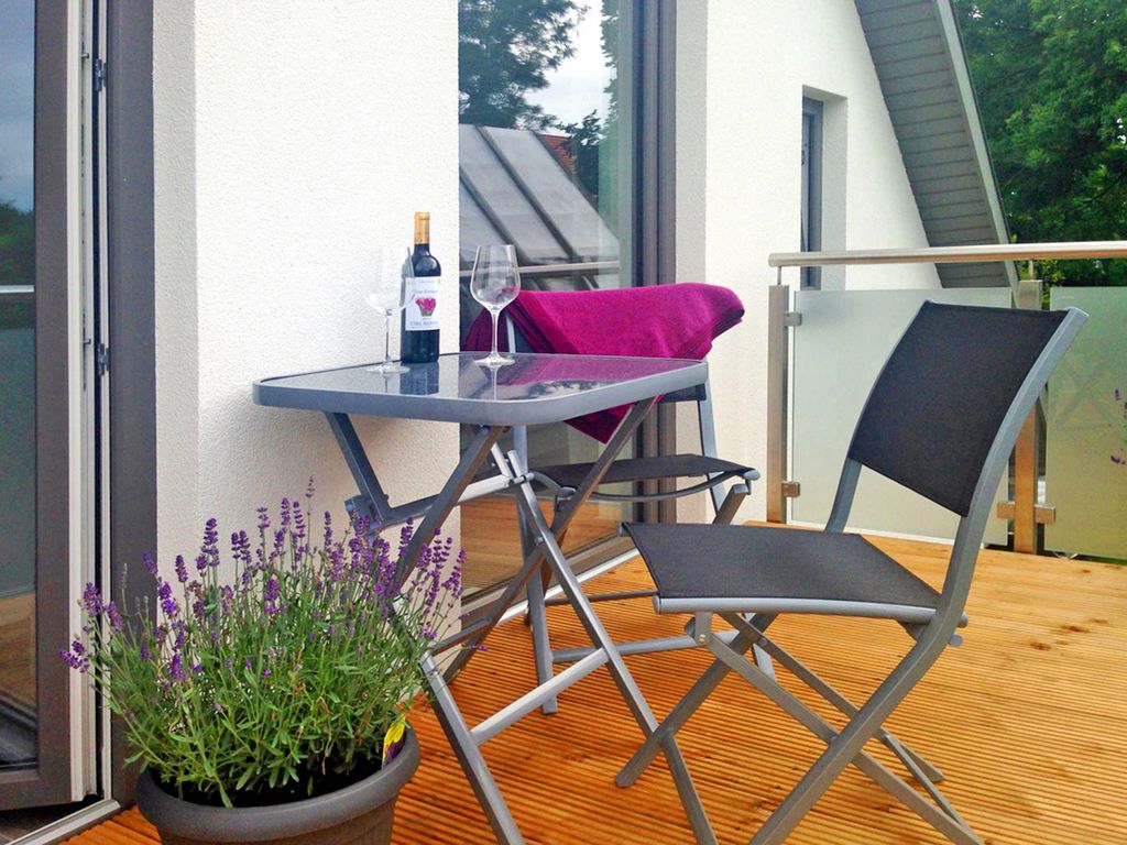 Balkon mit Sitzecke