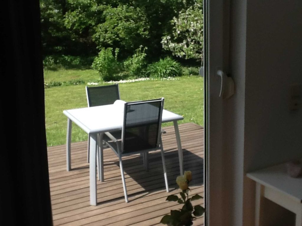 Blick auf die Terrasse