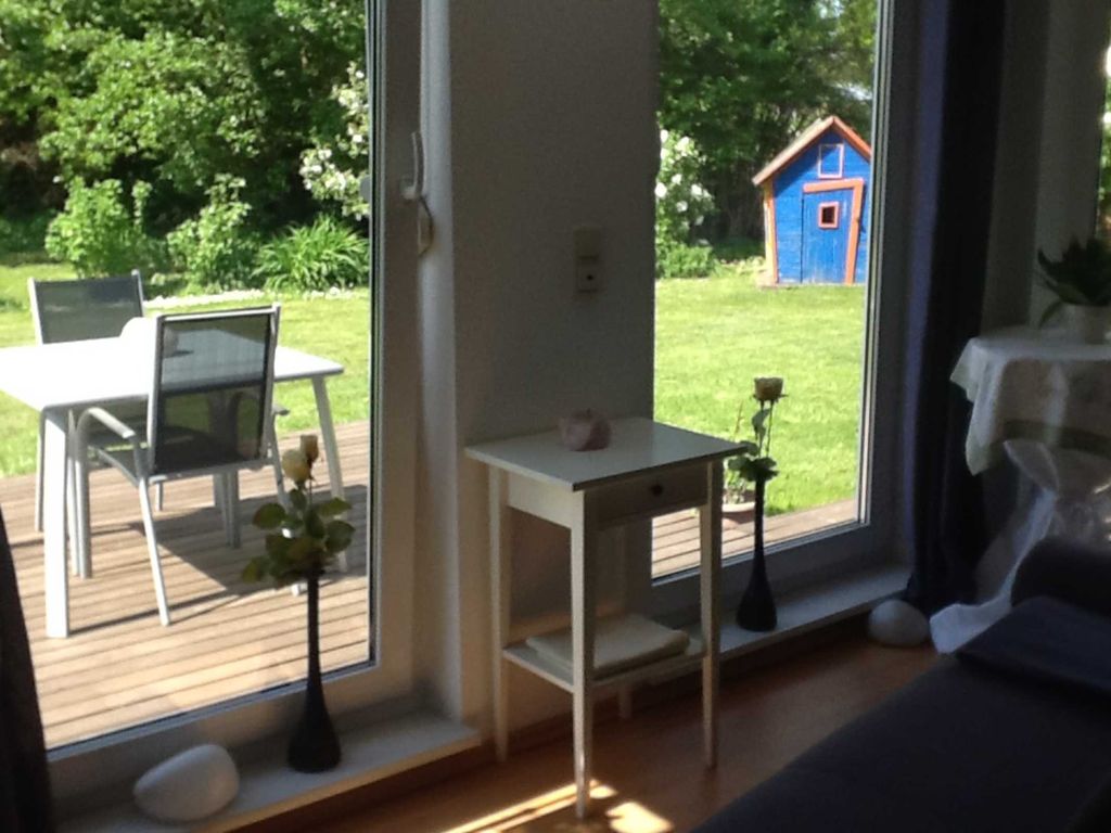 Blick auf die Terrasse