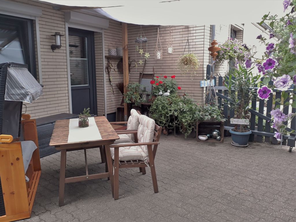 Möblierte Terrasse