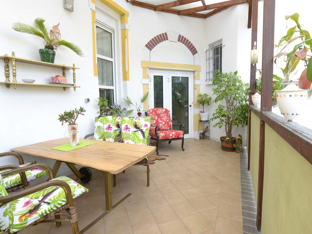 Sitzecke auf der Terrasse