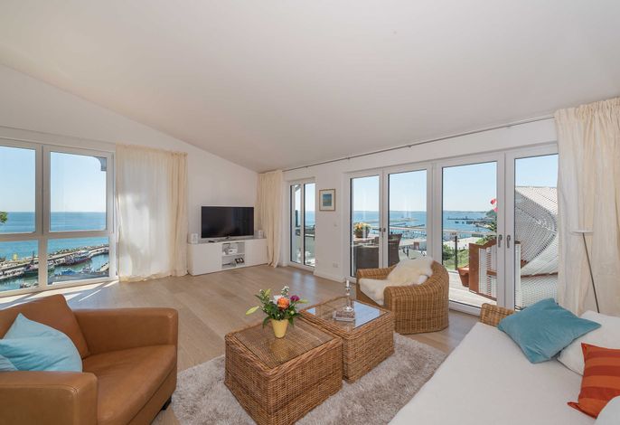 Penthouse Bel Etage in der Villa Amelie am Meer