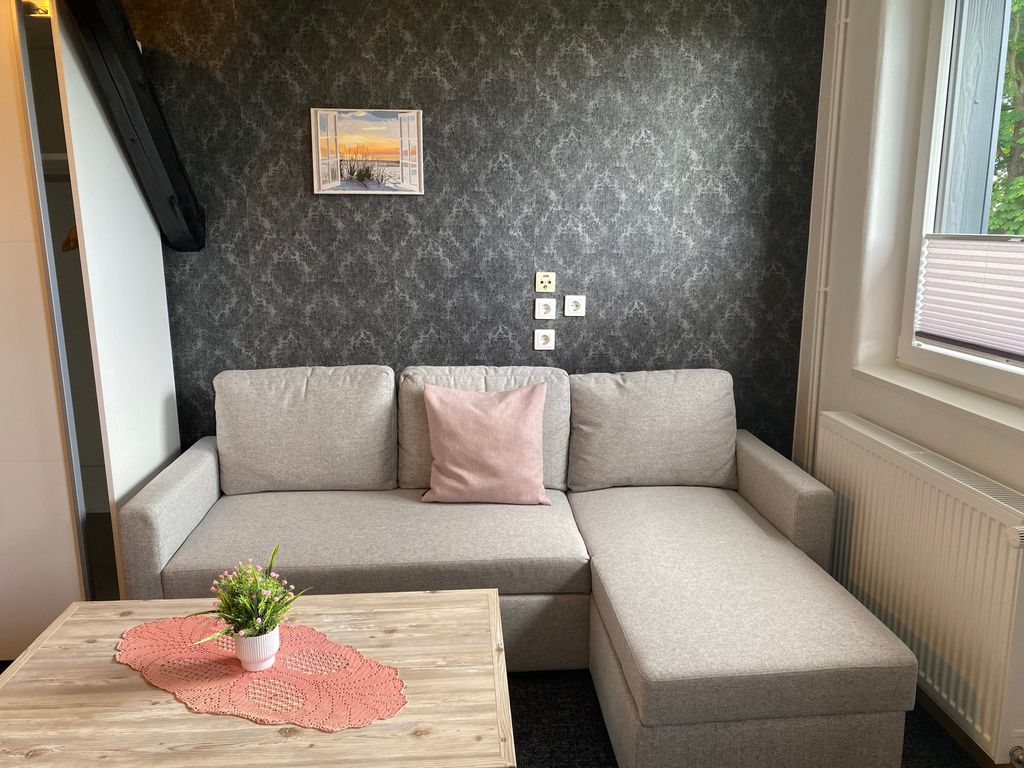 Wohnzimmer mit Schlafcouch