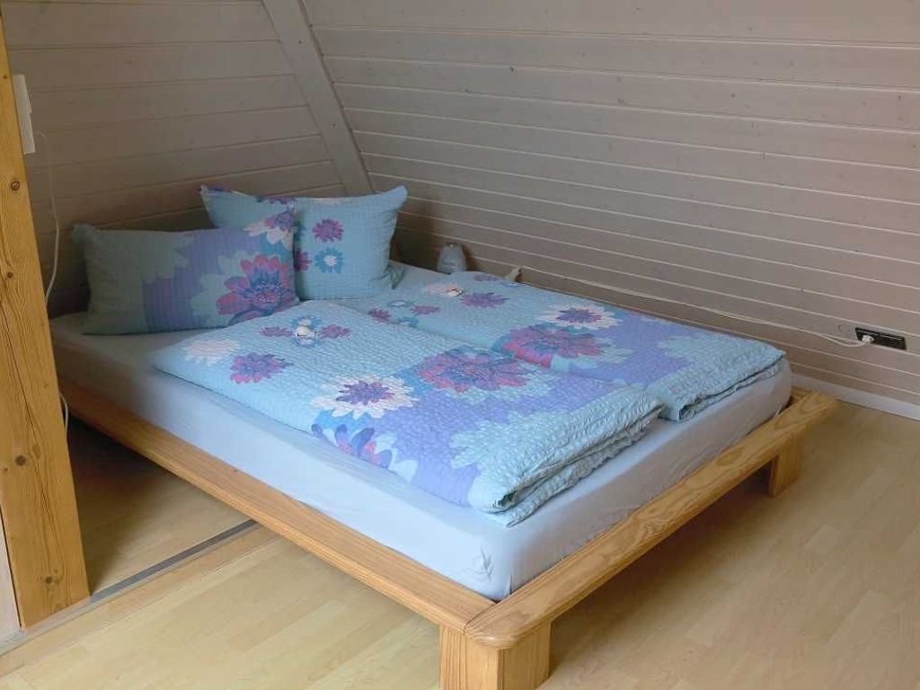 Innenansicht, das Doppelbett