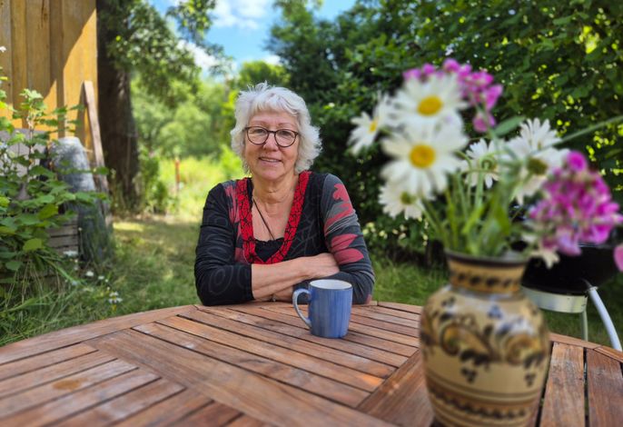 Ihre Gastgeberin Frau Jentzsch