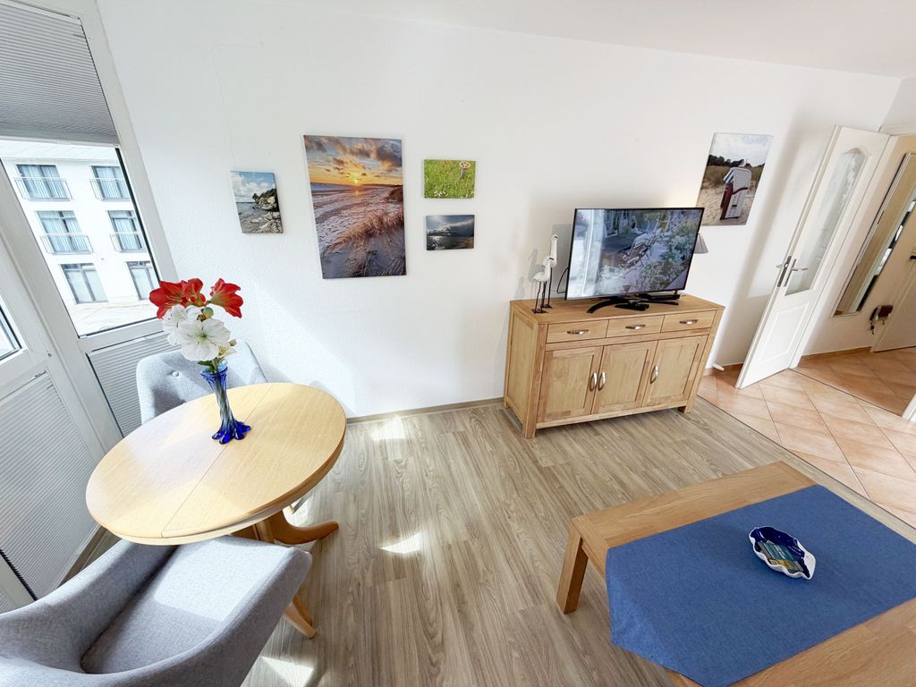 Ferienwohnung Strandmöwe- Wohnzimmer