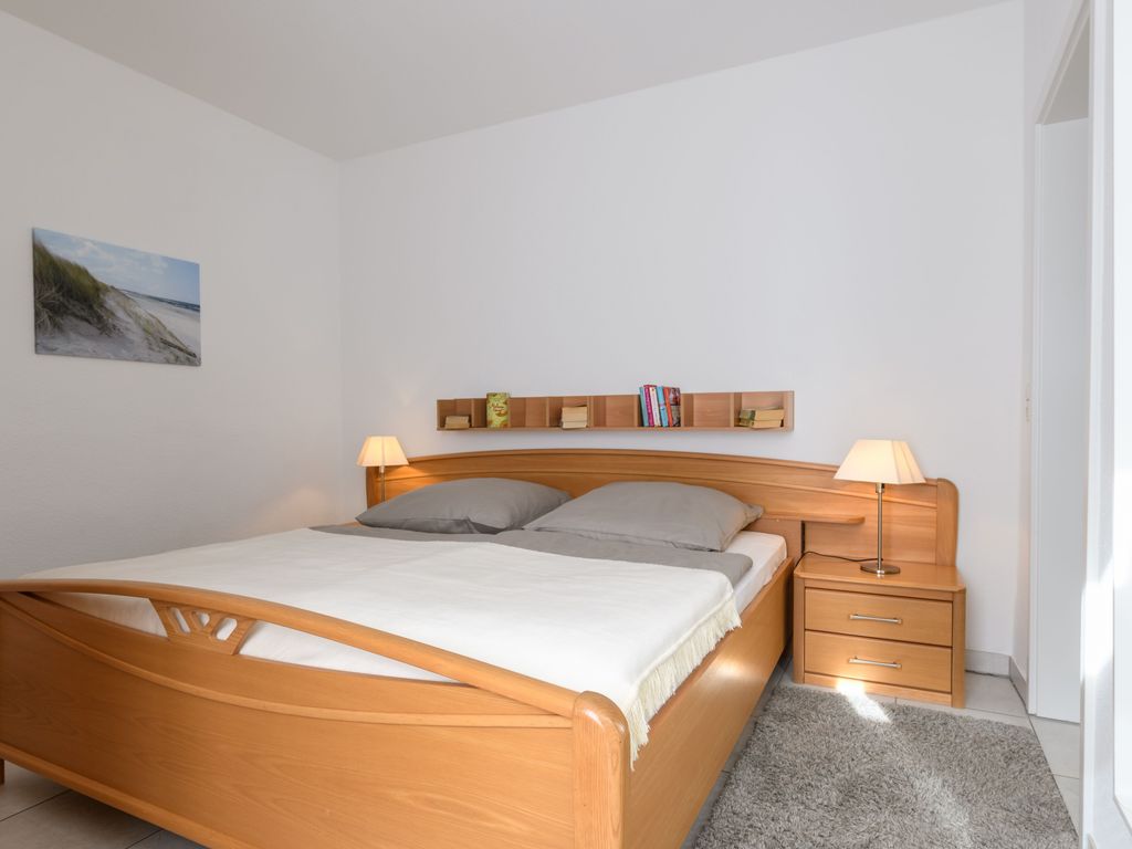Das Schlafzimmer mit Doppelbett