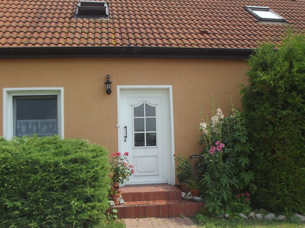 Eingangsbereich mit Sommerblumen