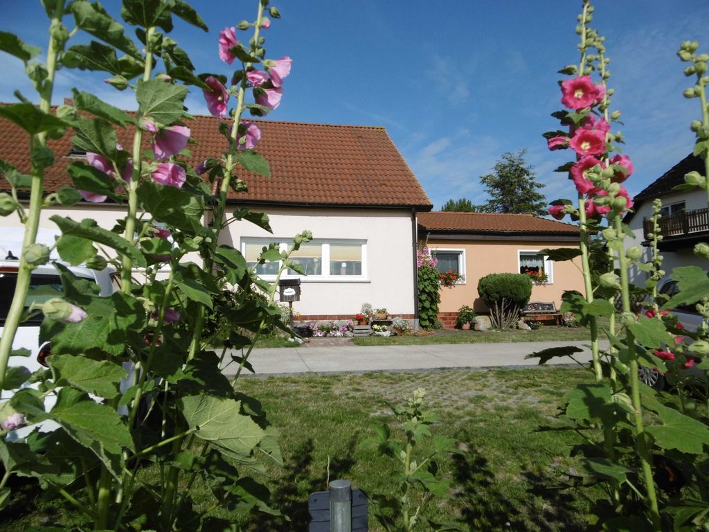 Blick zur Ferienwohnung