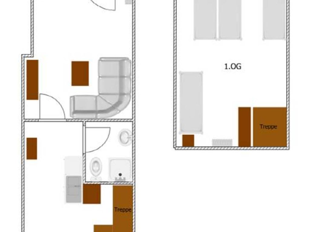 Grundriss große Ferienwohnung