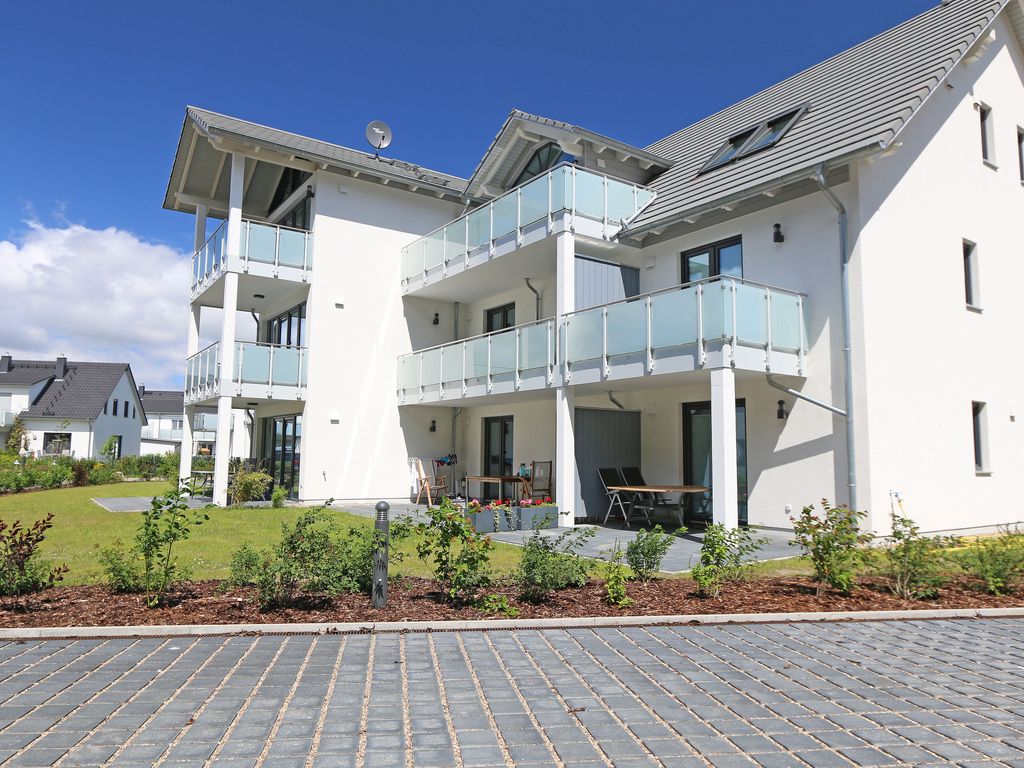 Haus Windrose - Ansicht auf die Terrassen und Balkone