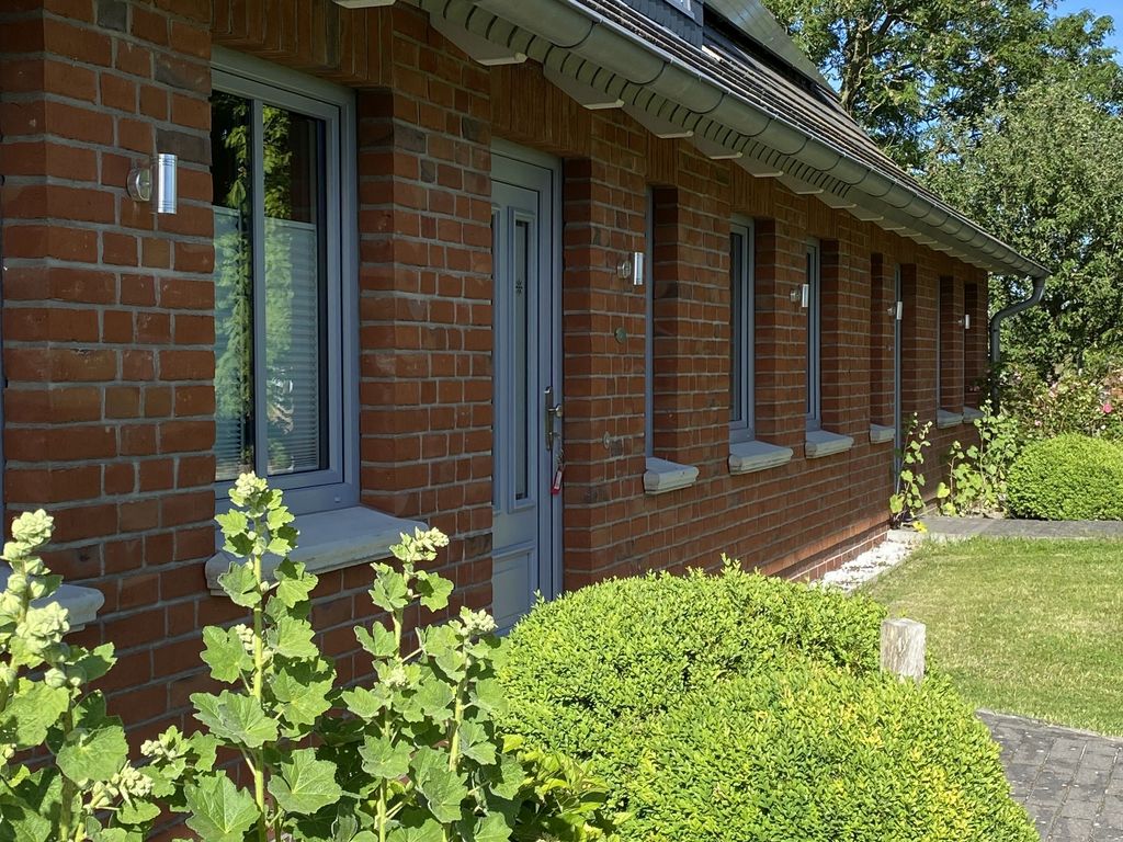 Blick auf das Ferienhaus