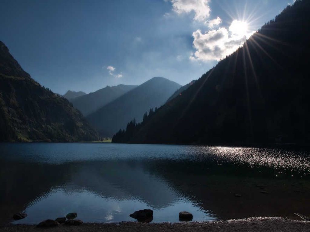 Ein Muss bei einem Tannheimurlaub: Der Vilsalpsee