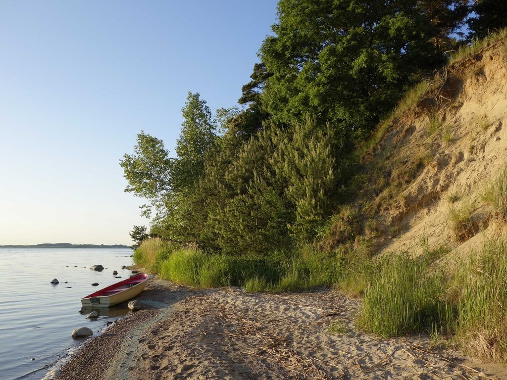 Strandabschnitt am Achterwasser