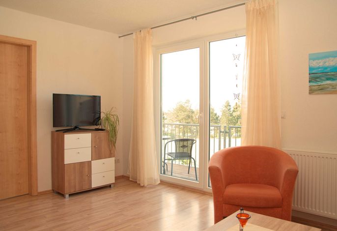Strandkorbhaus 8  Meeresblick  150 m zum Strand