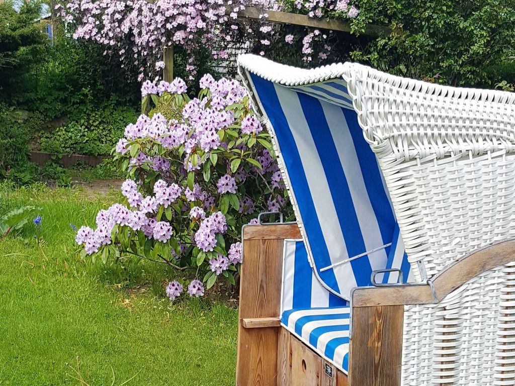 Einer der original Weidefelder Strandkörbe