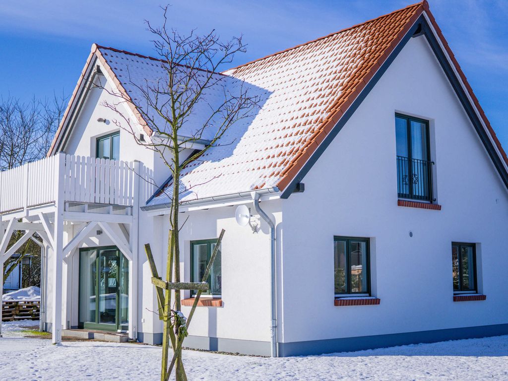 Ferienhaus im Winter