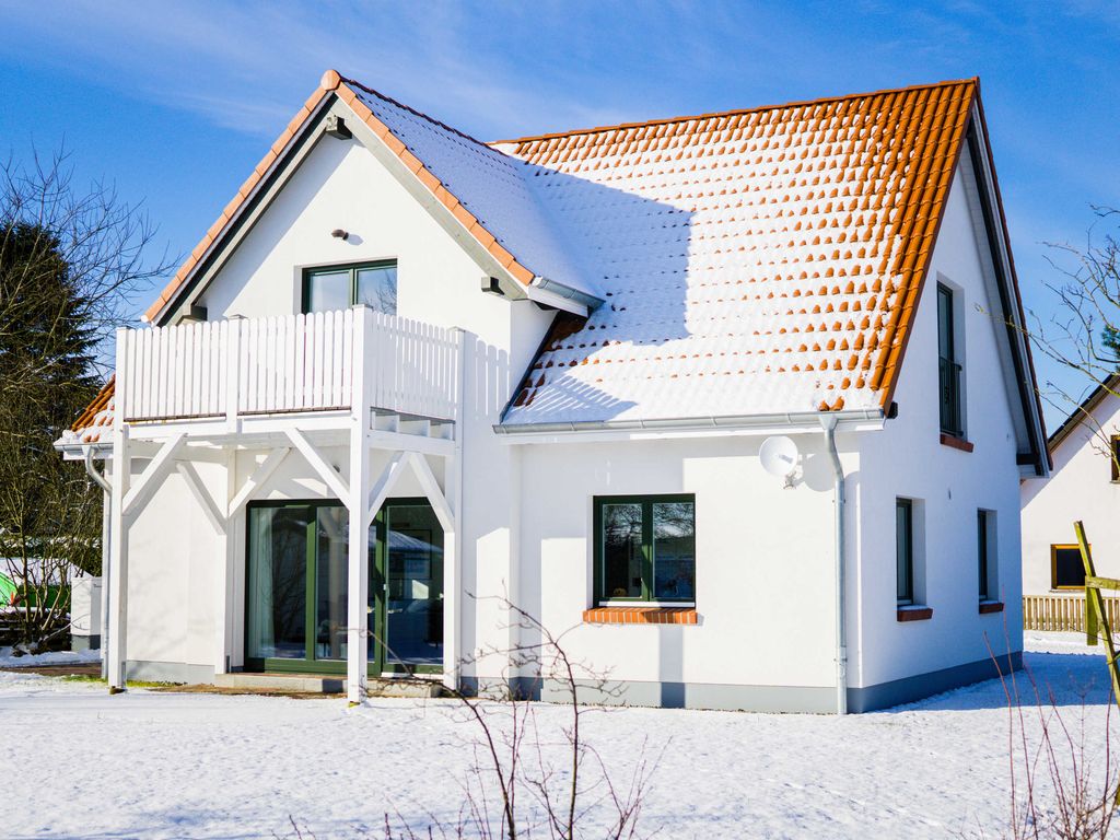 Ferienhaus im Winter