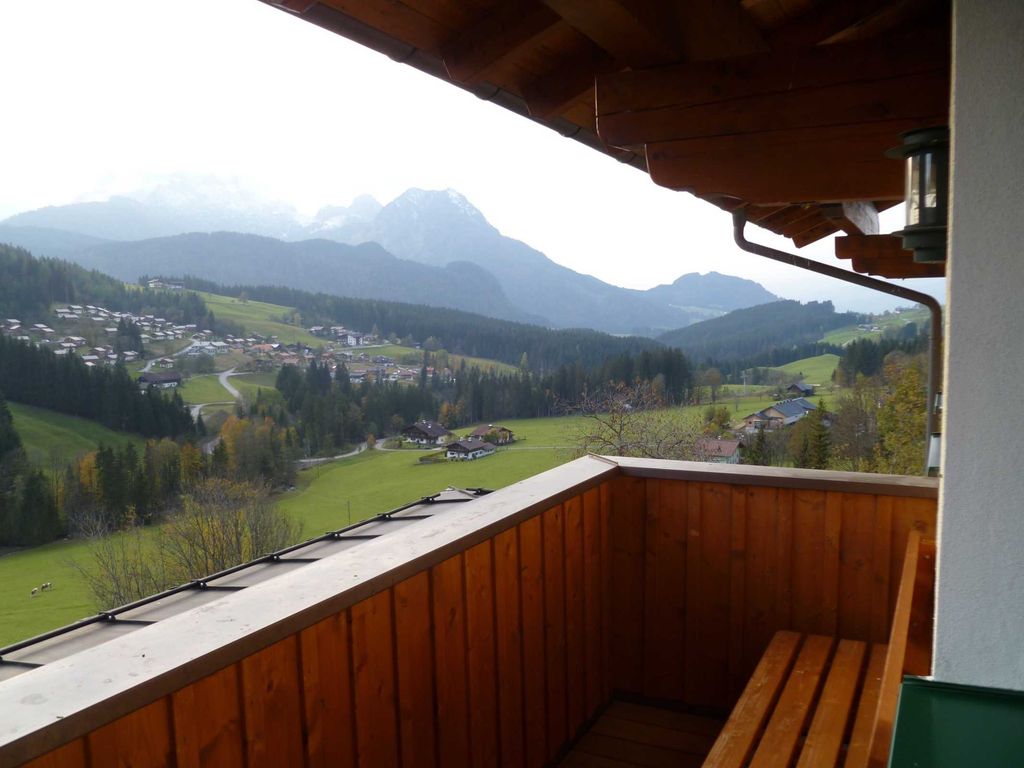 Herrlicher Aussicht vom Balkon