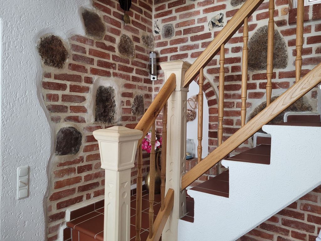Treppe ins Obergeschoss