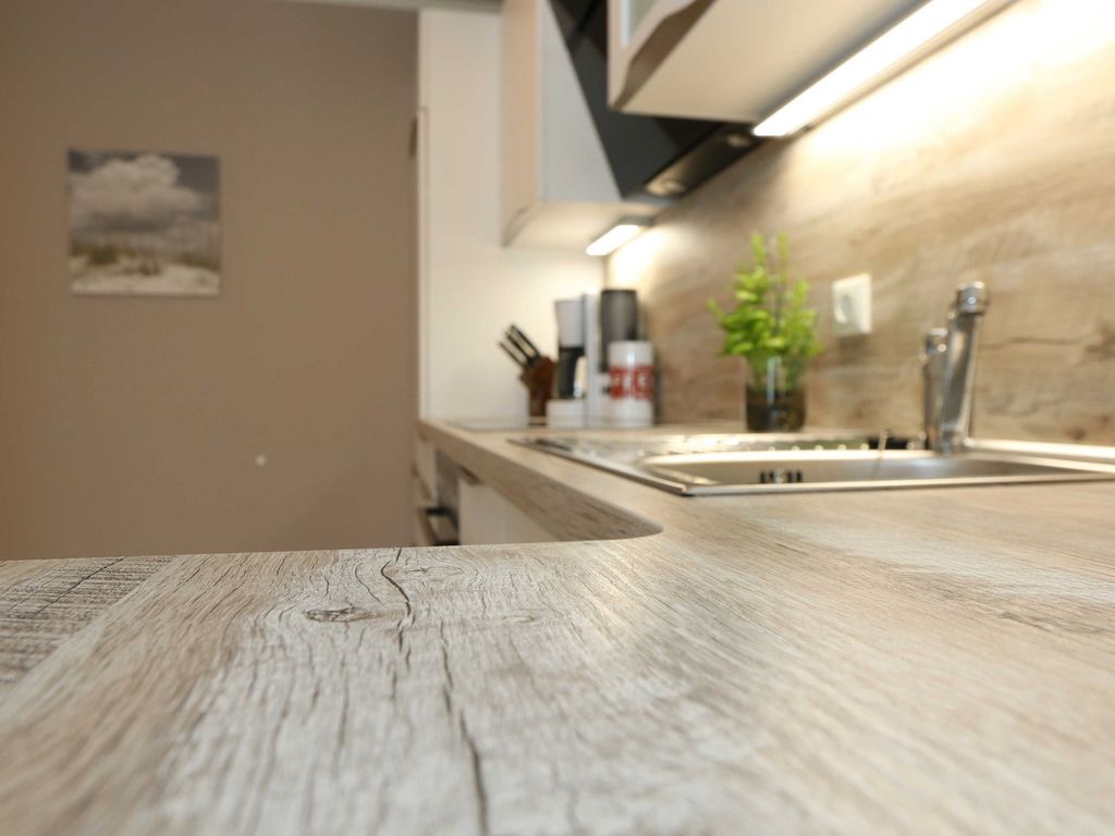 Haus Windrose Thiessow – Terrasse mit Gartenanteil