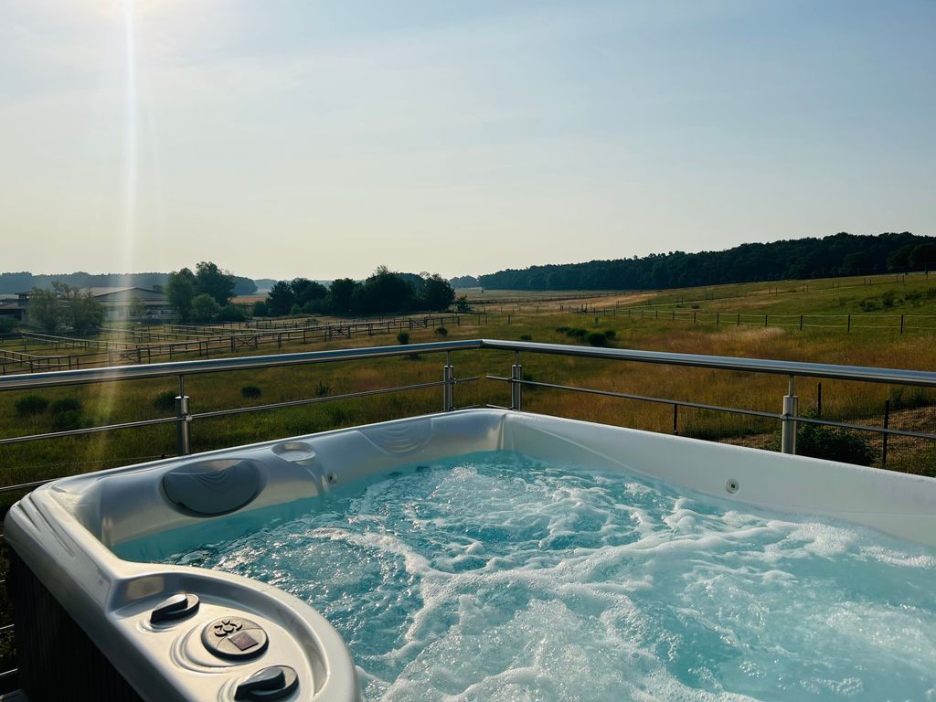 Whirlpool auf dem Balkon