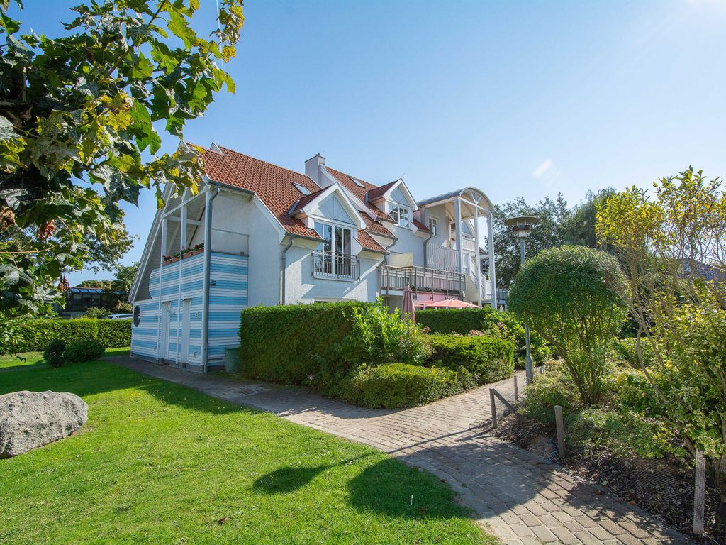 Das Haus 8 von außen - hier befindet sich die Ferienwohnung