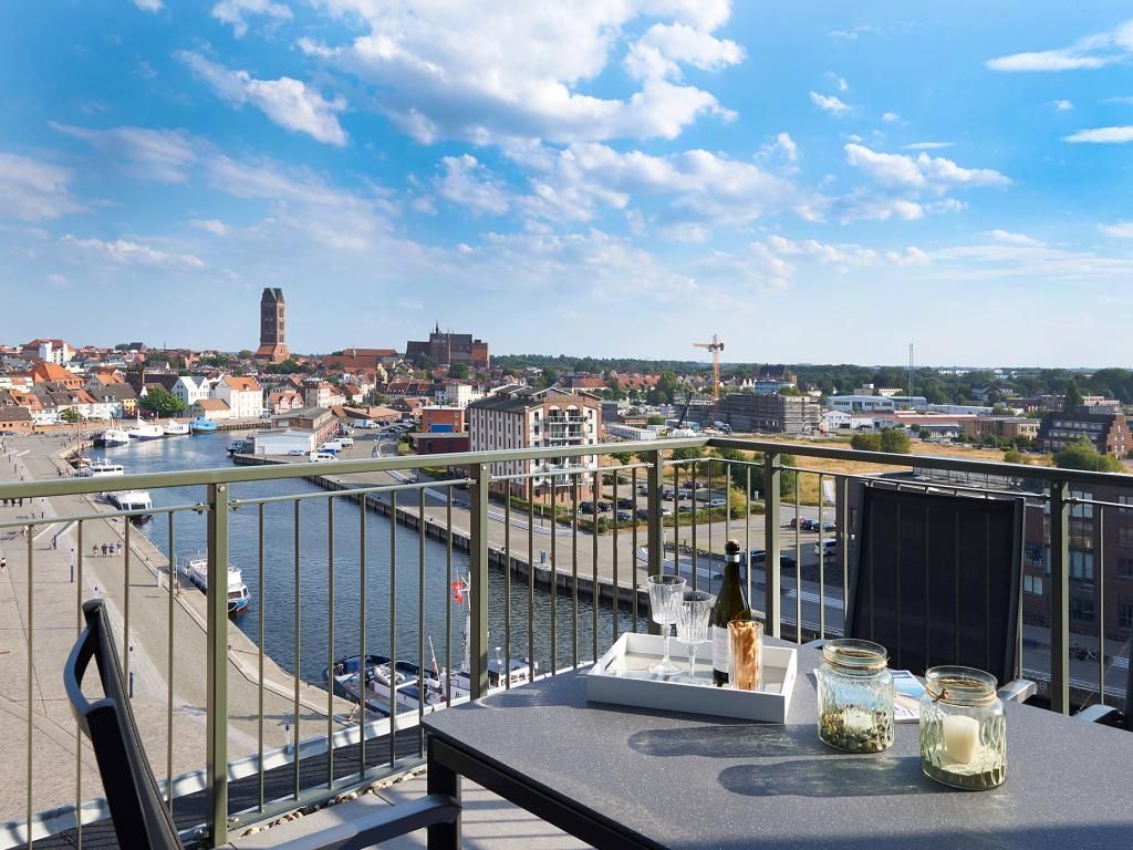 Ohlerich Speicher App. 44 - Blick von der Dachterrasse auf die Altstadt
