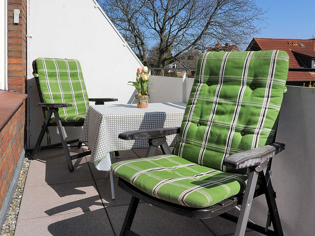 Balkon Ferienwohnung Wellenbrecher