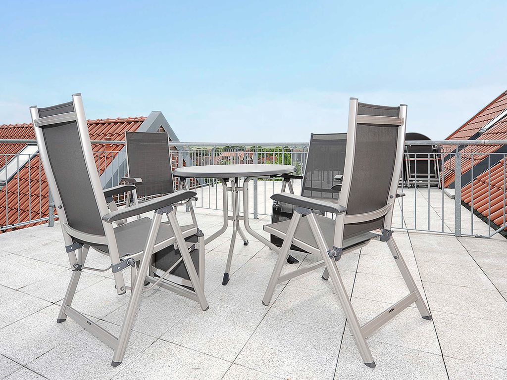 Dachterrasse Ferienwohnung Krusenstern