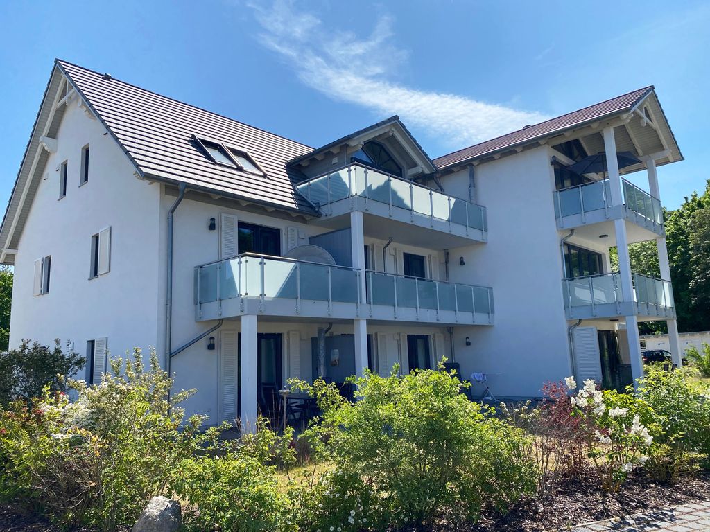 Blick vom Parkplatz zum Haus Windrose