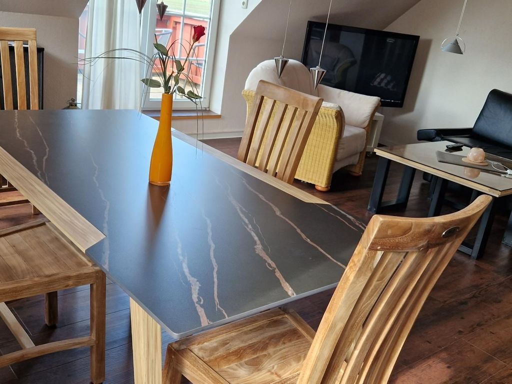 Luxus FeWo mit Dachterrasse für 5 Pers. Top Lage in Kollmar