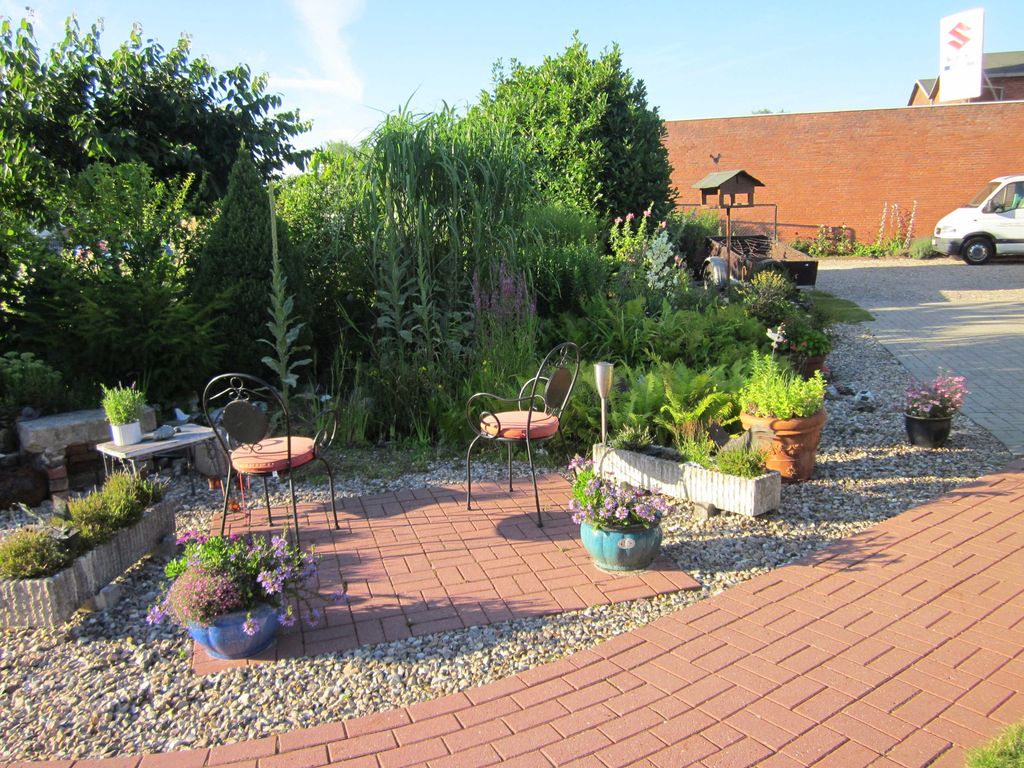 Sitzplatz im Garten zum Verweilen