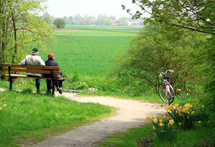 die Ruhe und die natur geniessen