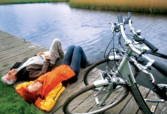Mit dem Fahrrad unterwegs