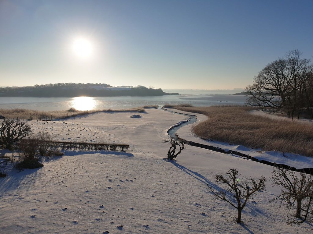 Winter in Grödersby an der Schlei