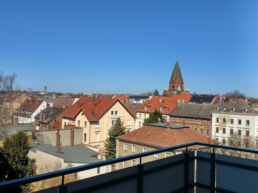 Blick vom Balkon