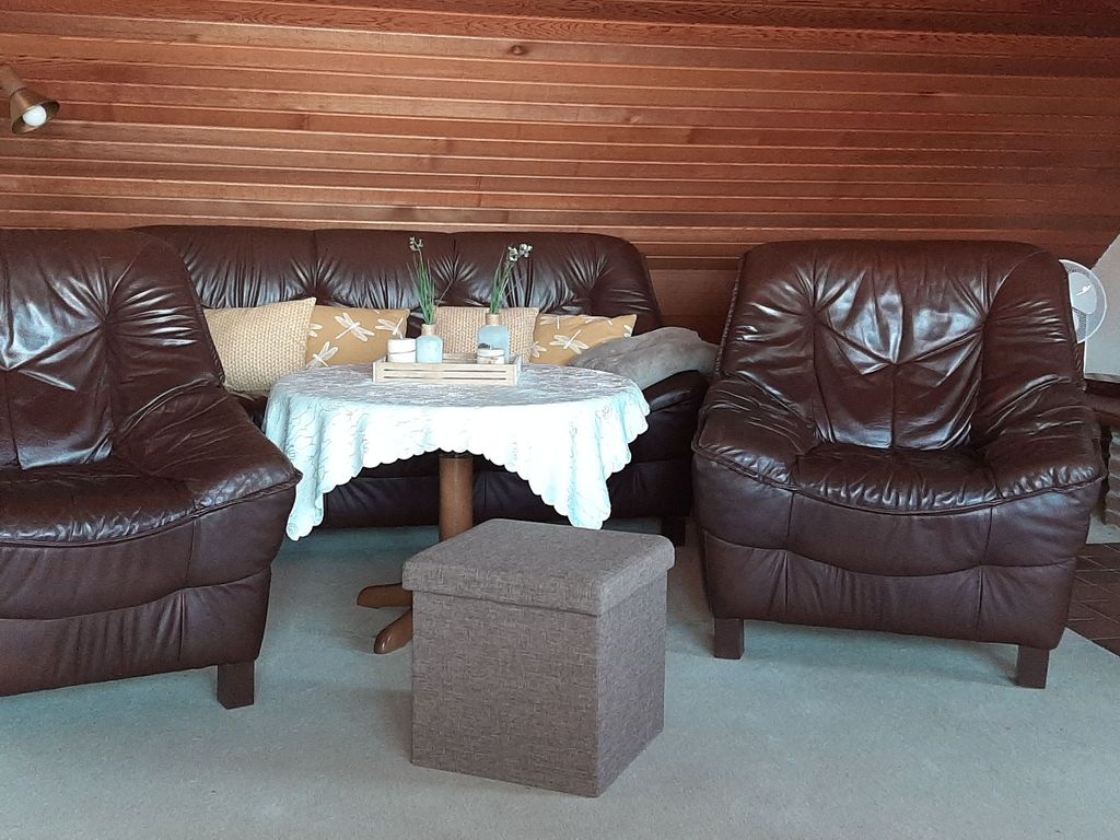 Wohnbereich mit Kamin