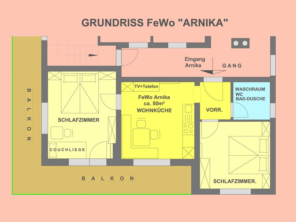 Grundriss FeWo Arnika