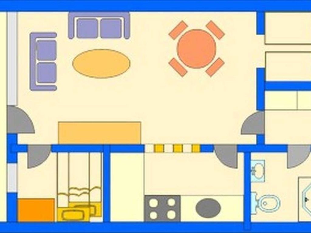Grundriss - St Peter Ording Bad, Haus Atlantic, Wohnung 148