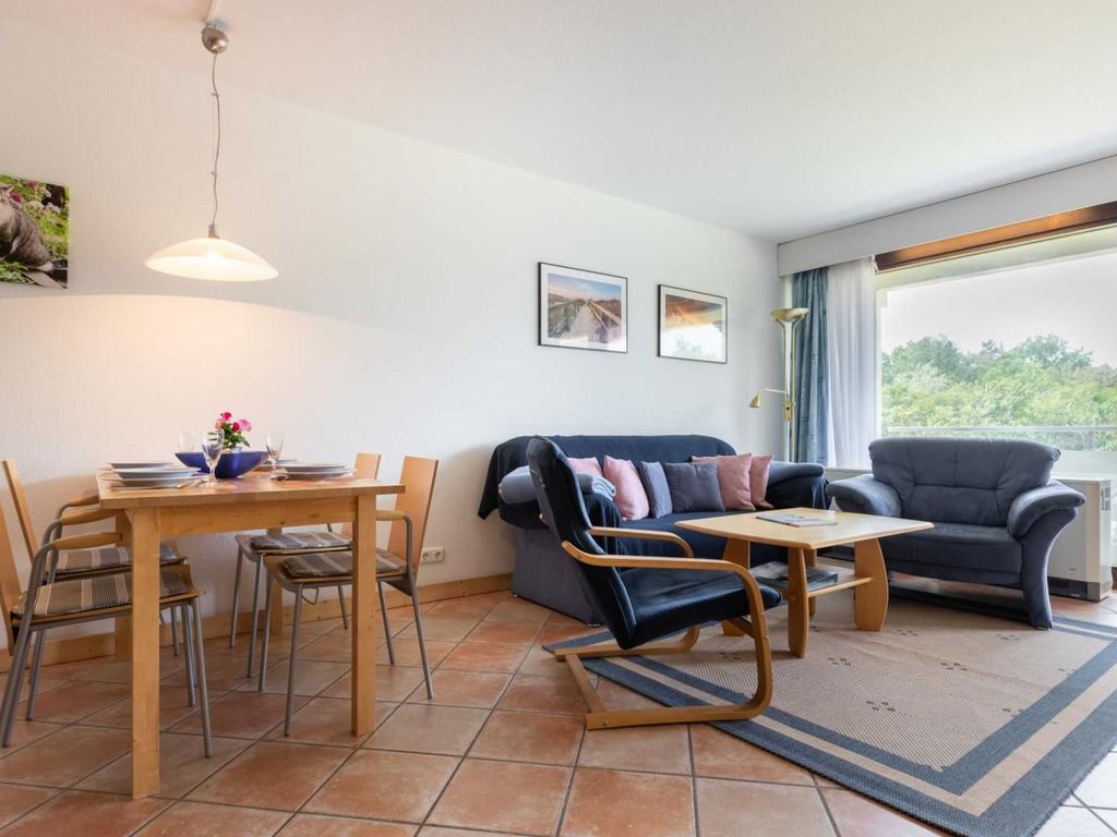 Wohnzimmer, Ferienwohnung 5, St Peter Ording Bad, Haus Atlantic,  Alter Badweg 11-15